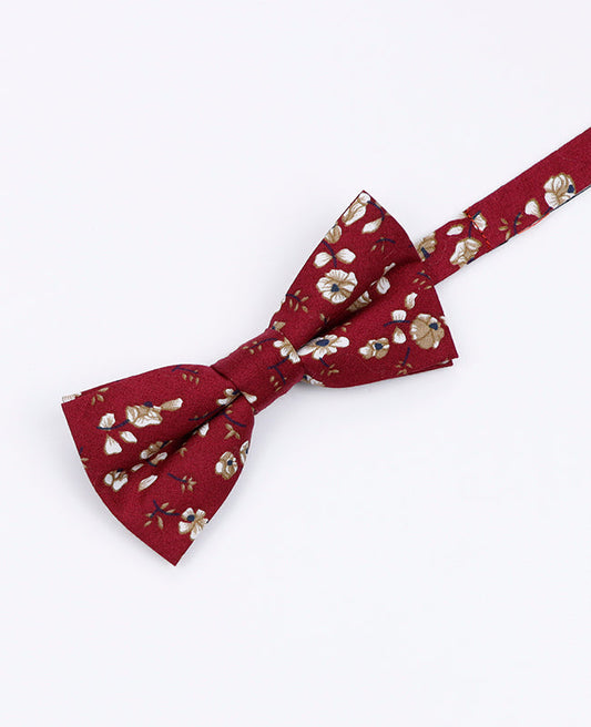 Noeud Papillon Liberty Rouge n°1 Enfant en Coton | Gaspard - Unipap's