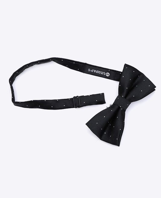 Noeud Papillon Noir à Pois Homme en Polyester | Georges - Unipap's