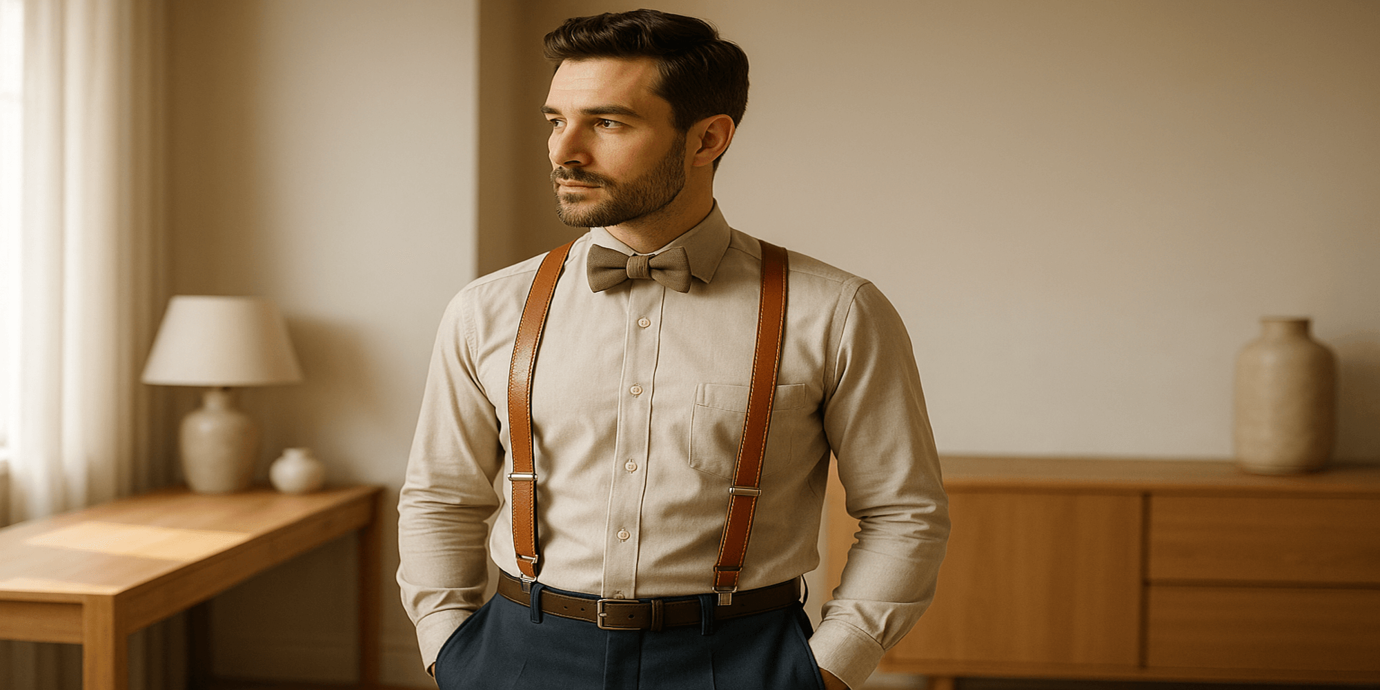 Pourquoi les bretelles homme sont-elles redevenues un symbole d’élégance moderne ? Bild