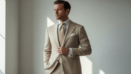 Quelle cravate porter avec un costume beige ?