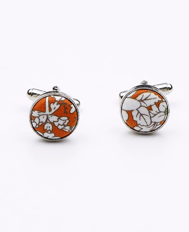 Liberty Orange Manschettknapp i Bomull | Clovis - Unipap's