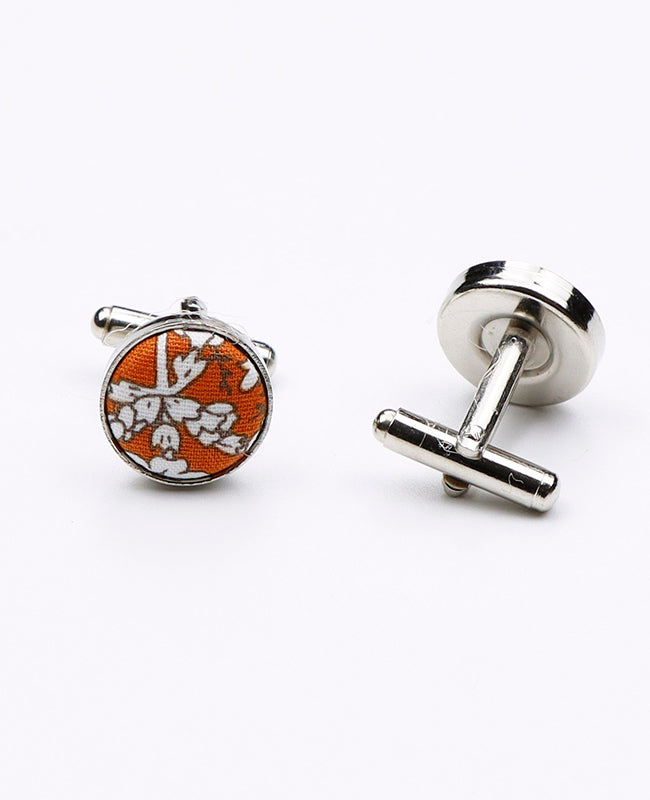 Manschettknappar Liberty Orange i Bomull | Clovis - Unipap's