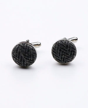Boutons de Manchette Gris n°10 en Laine | Norbert - Unipap's