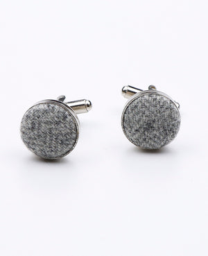 Boutons de Manchette Gris n°5 en Laine | Claude - Unipap's