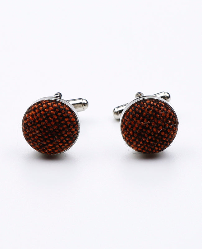 Boutons de Manchette Orange en Laine | Claude - Unipap's