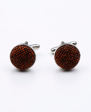 Boutons de Manchette Orange en Laine | Claude - Unipap's