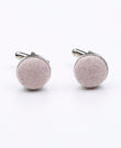 Boutons de Manchette Rose n°2 en Laine | Claude - Unipap's
