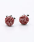 Boutons de Manchette Rouge n°1 en Laine | Claude - Unipap's