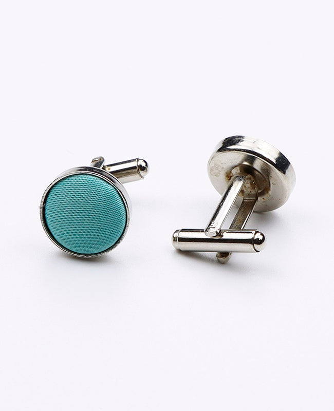 Boutons de Manchette Bleu n°4 en Polyester | Anatole - Unipap's