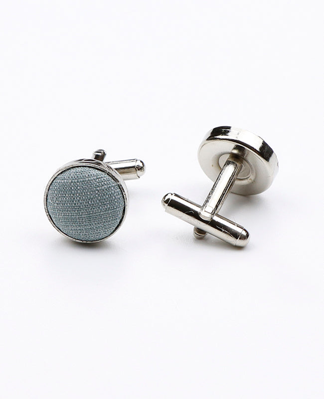 Boutons de Manchette Bleu n°6 en Polyester | Octave - Unipap's