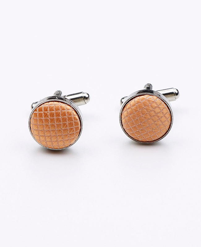 Manschettknapp orange polyester | Martin - Unipap's