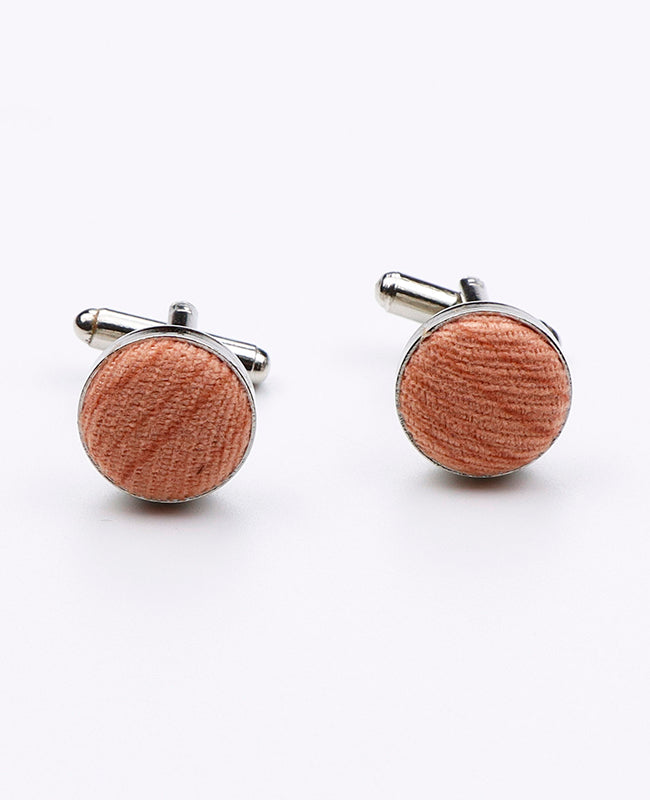 Manschettknappar Orange i Polyester | Augustin - Unipap's