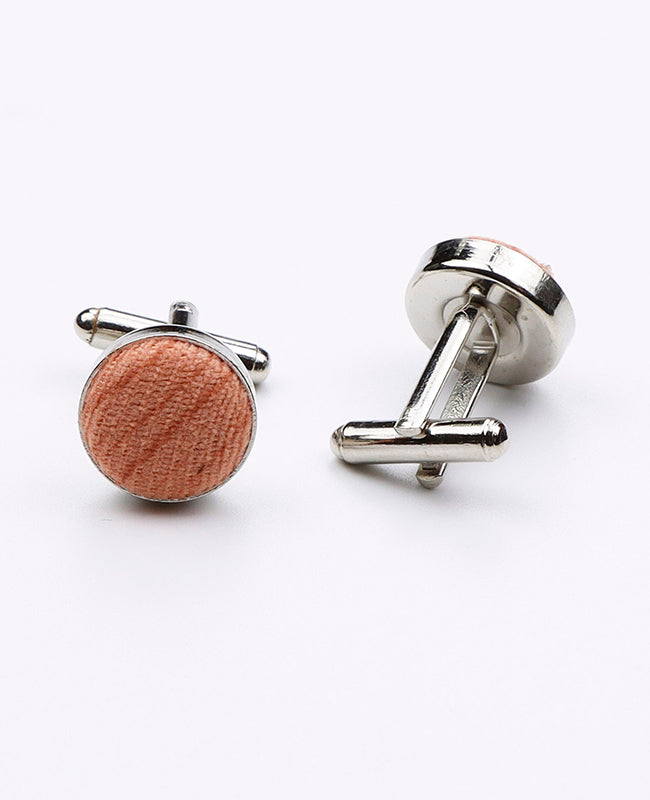 Manschettknappar Orange Herr Polyester | Augustin - Unipap's