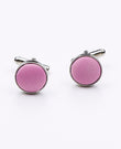 Manschettknapp Rosa n°1 Polyester 