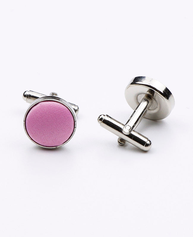 Manschettknapp Rosa n°1 Polyester 