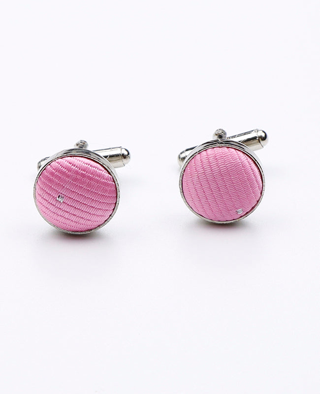 Manschettknappar Rosa i Polyester | Georges - Unipap's