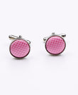 Manschettknappar Rosa nr 2 i Polyester | Martin - Unipap's