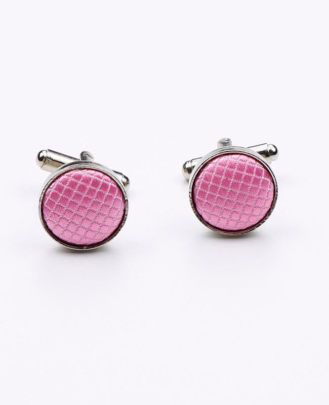 Manschettknappar Rosa nr 2 i Polyester | Martin - Unipap's