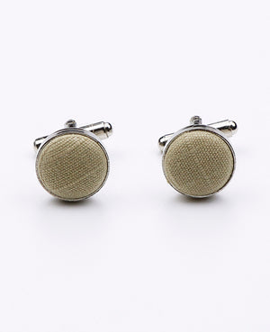 Boutons de Manchette Vert n°3 en Coton | Oscar - Unipap's