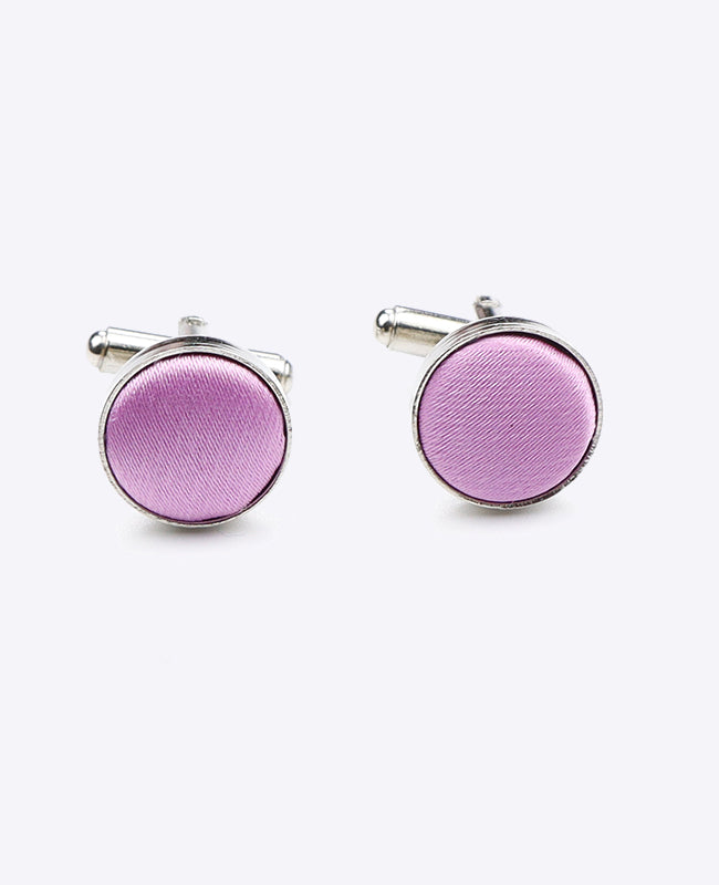 Manschettknappar violett n°1 polyester | Jules - Unipap's