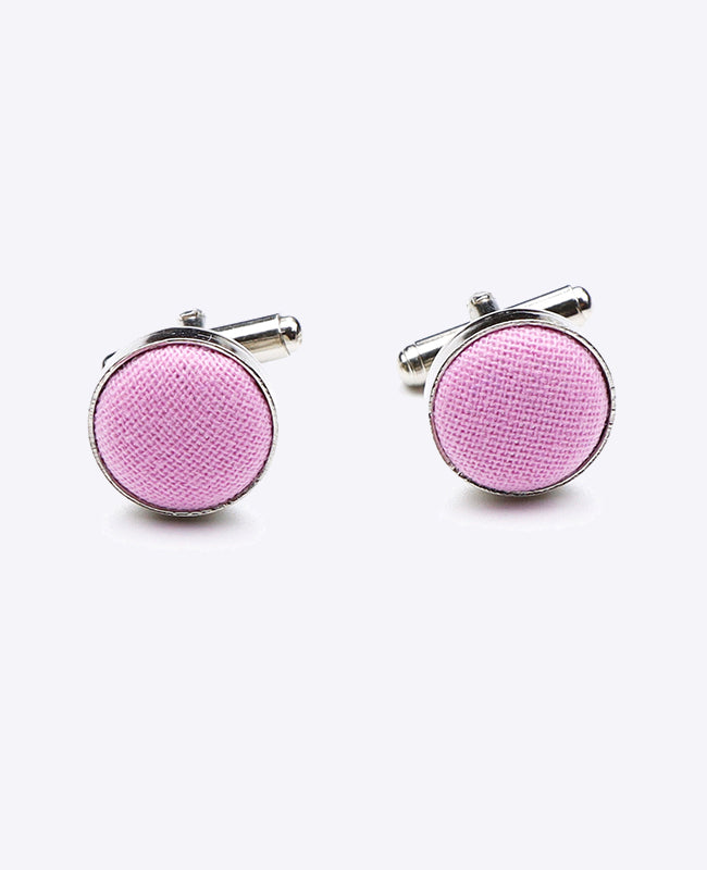 Manschettknapp Rosa n°4 i Bomull «Edgard»