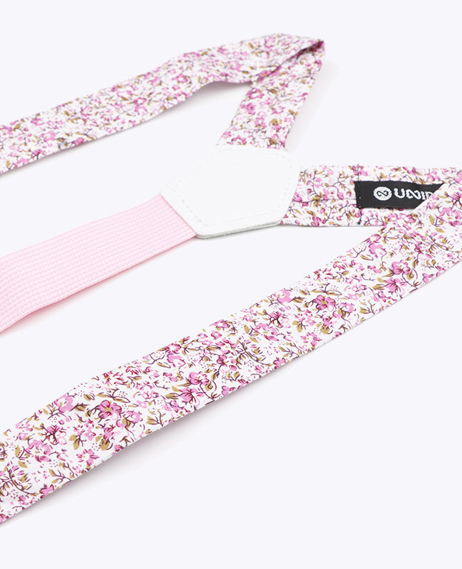 Hängslen Liberty Rosa n°4 i Bomull «Gaspard»