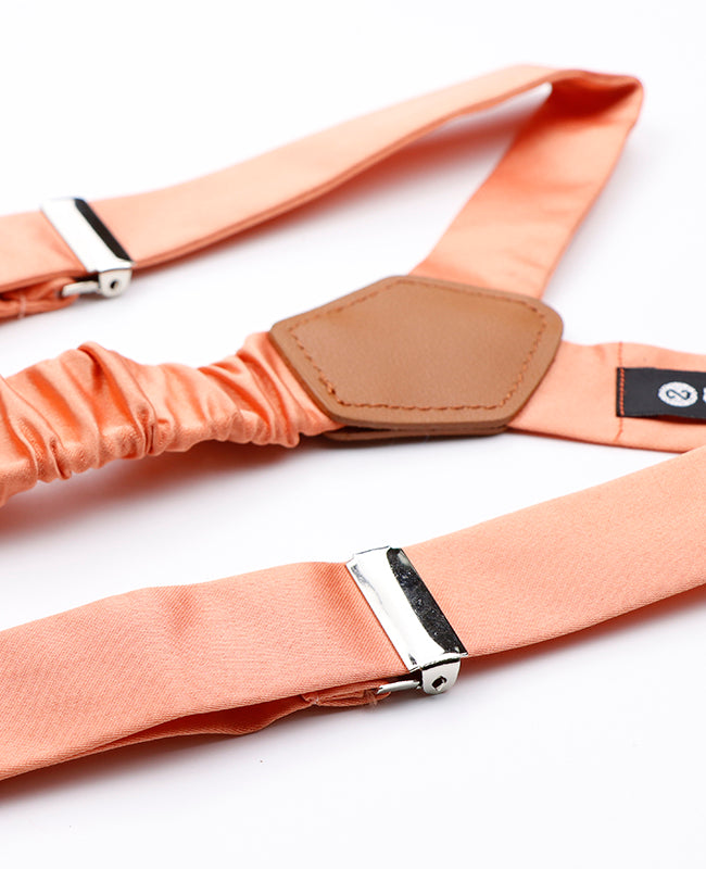 Hängslen Barn Orange n°1 i Polyester "Ernest"