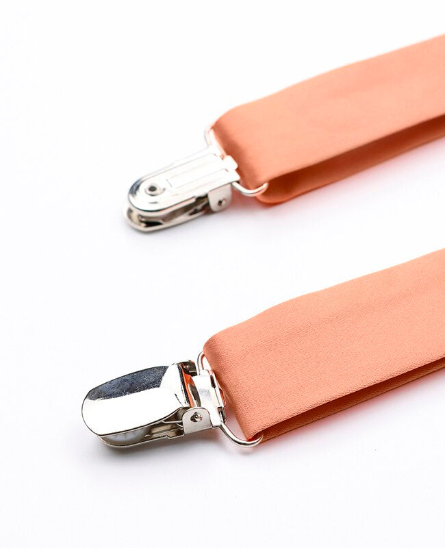 Hängslen Barn Orange n°1 i Polyester «Ernest»