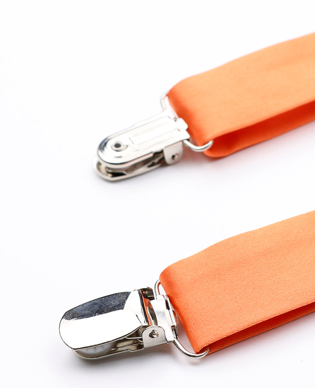 Hängslen Orange n°2 Herr Polyester «Ernest»