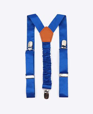 Bretelles Enfant Bleu n°2 en Polyester «Ernest»