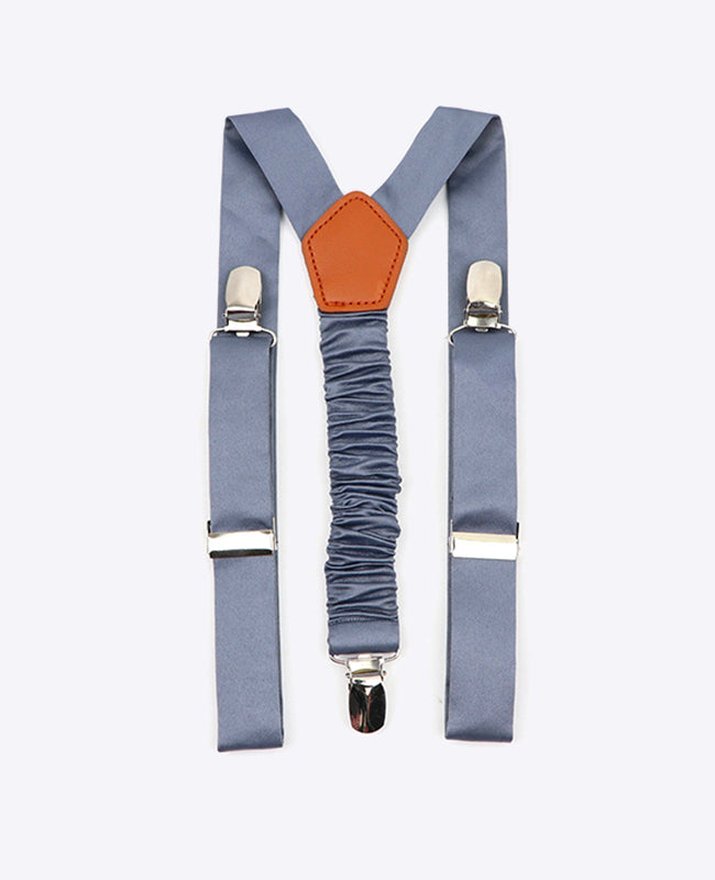 Hängslen Barn Grå i Polyester "Ernest"