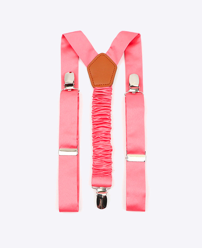 Hängslen Barn Rosa n°2 i Polyester "Ernest"