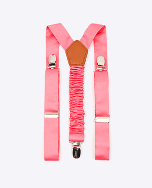 Bretelles Enfant Rose n°2 en Polyester «Ernest»