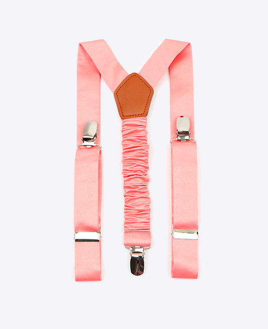 Bretelles Enfant Rose n°3 en Polyester «Ernest»