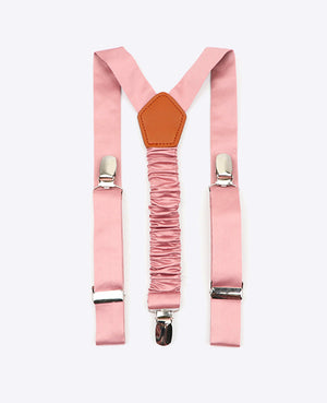 Hängslen Barn Rosa n°4 i Polyester «Ernest»