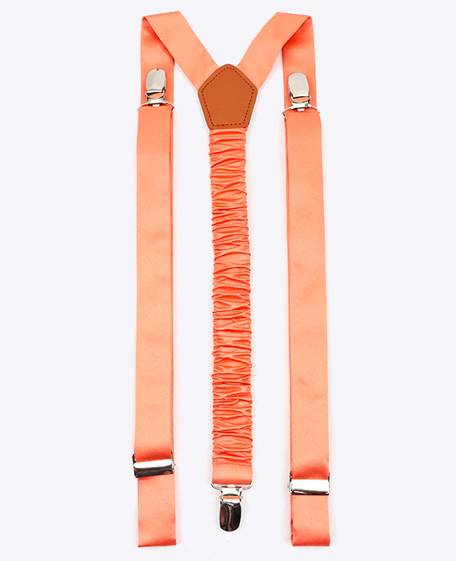 Hängslen Barn Orange n°1 i Polyester «Ernest»