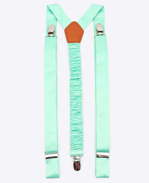 Hängslen Herr Grön n°2 i Polyester «Ernest»