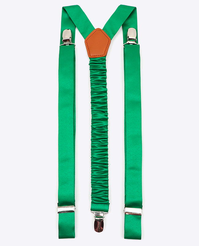 Hängslen Herr Grön n°3 i Polyester «Ernest»