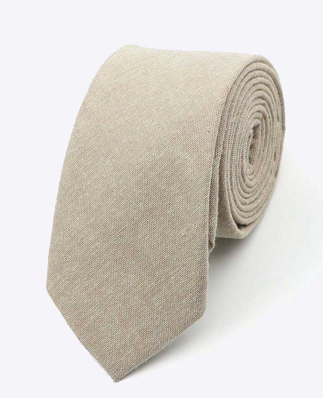 Beige slips herr i bomull «Edgard»