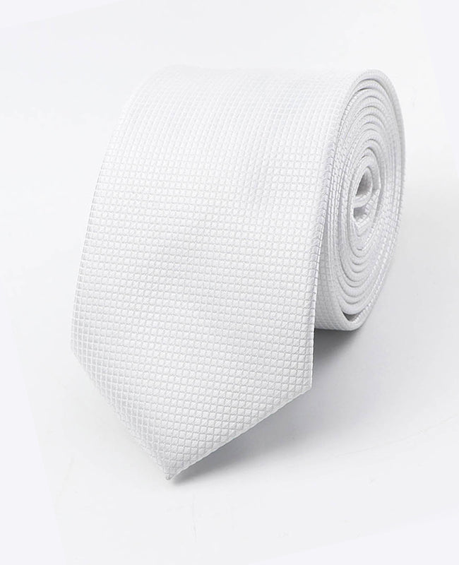 Vit slips för herrar i polyester | Martin - Unipap's