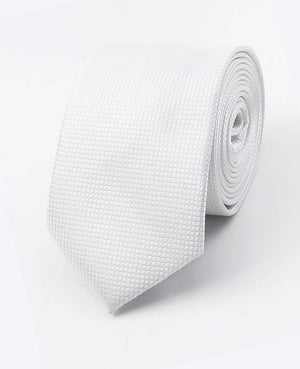 Vit slips för herrar i polyester | Martin - Unipap's