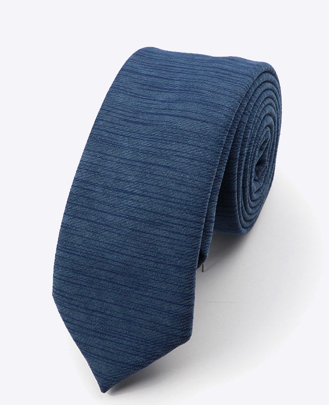 Blå n°1 Slips Herr i Polyester | Augustin - Unipap's
