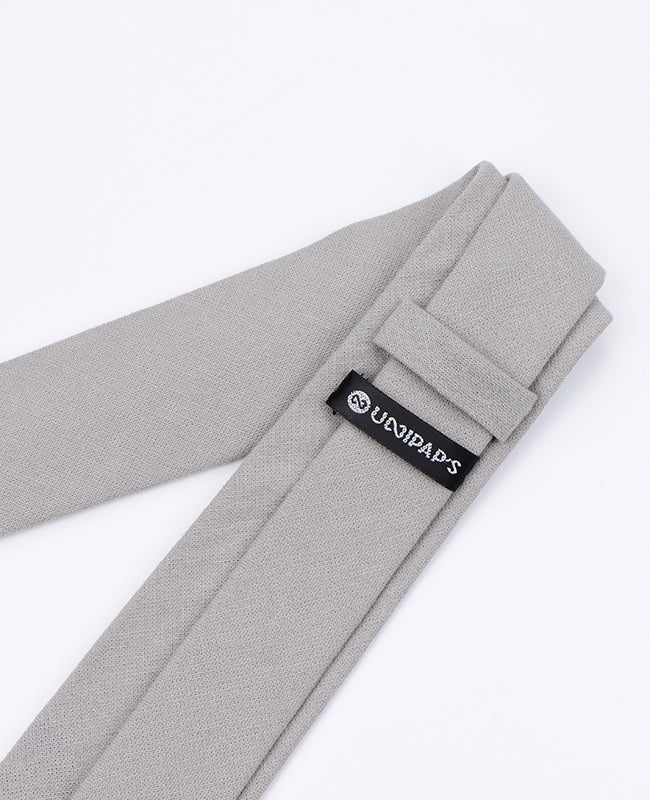 Cravate Gris n°3 Homme en Coton | Edgard | Unipap's