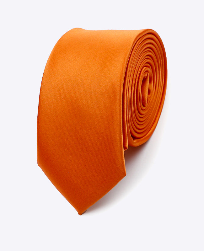 Cravate Orange Homme en Polyester | Jules - Unipap's