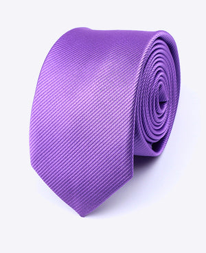 Cravate Violet n°3 Homme en Polyester | Lucien - Unipap's