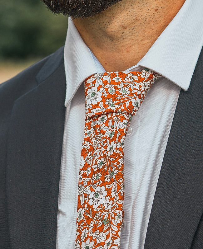Slips Liberty Orange Herrar Bomull «Clovis»