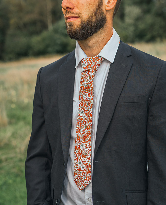 Slips Liberty Orange Herrar Bomull «Clovis»