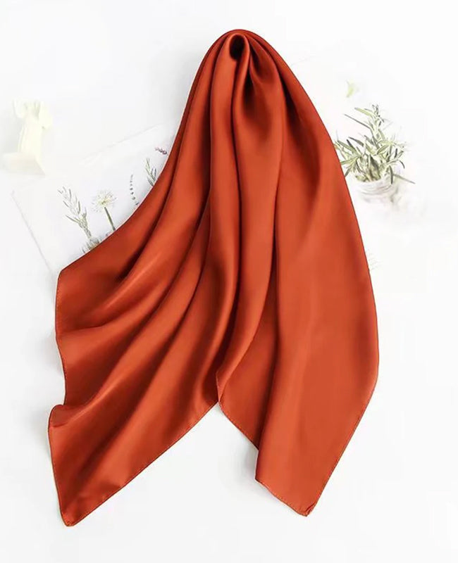 Sjal Terracotta Dam i Polyester «Jeanne»