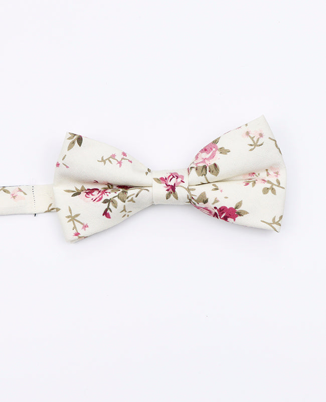 Noeud Papillon Liberty Blanc n°7 Enfant en Coton | Charles - Unipap's