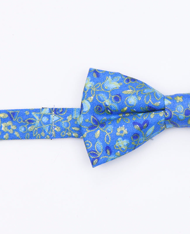 Noeud Papillon Liberty Bleu n°3 Enfant en Coton | Gaspard - Unipap's